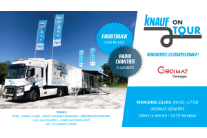 Formations gratuites : Embarquement immédiat pour le Knauf On Tour (22/05/24)