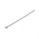 TIGE LISSE GALVA OEILLET 4MM 37.5CM