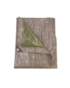 BACHE 140GR GRIS/VERT 