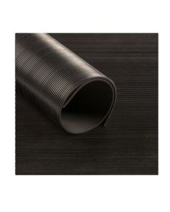 CAOUTCHOUC STRIE FIN NOIR 1.20M 3MM