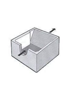 DISCONNECTEUR BETON 58/58/35 SANS COUVERCLE 