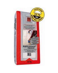 MORTIER-COLLE FLEXCEMENT PREMIUM S2 BLANC 15KG