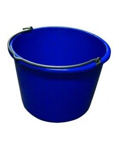 SEAU DE MACON PVC BLEU 12L