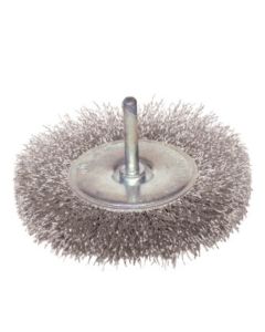 BROSSE CIRCULAIRE TIGE DE 6 FIL 0.30 ACIER ONDULE