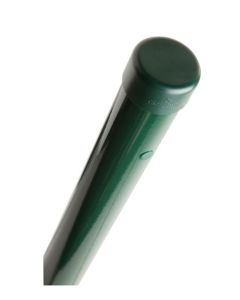 POTEAU ROND SANS GUIDE-FILS, 48MM X 2.0MM X 240CM RAL 9005 VERT