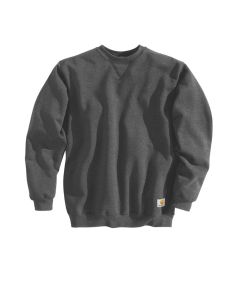 PULL MIDWEIGHT COL ROND GRIS FONCE CARHARTT