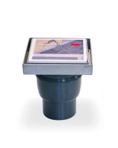 SIPHON DE SOL ACO SELF BLUESTONE 20X20 SORTIE VERTICALE