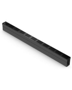 CANIVEAU ACO SLIMLINE AVEC GRILLE ALU NOIR 