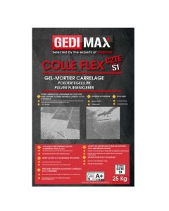 MORTIER-COLLE CARRELAGE FLEX GEDIMAX C2TE S1 25KG