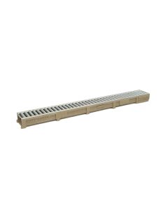 CANIVEAU PROMO 100X12.7X6CM MINI GRILLE GALVA