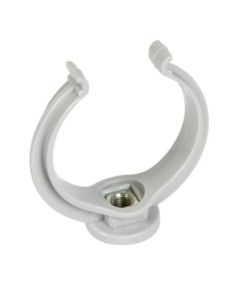 COLLIER OUVERT PVC GRIS CLAIR