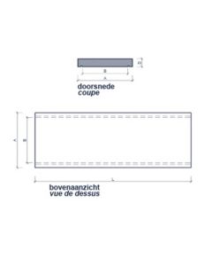 COUVRE-MUR BETON PLAT 