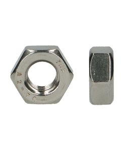 ECROUS HEX DIN 934 INOX A2 (100PCS/BTE)