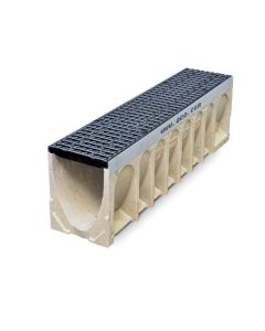 CANIVEAU ACO MULTIDRAIN MD200 GRILLE FONTE 