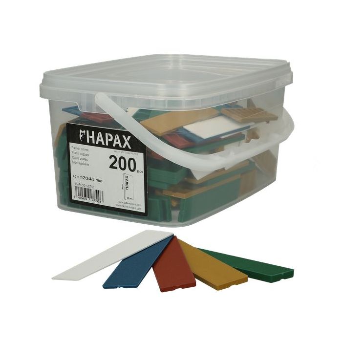 CALES PLATES ASSORTIMENT HAPAX 22X95 (200PC)