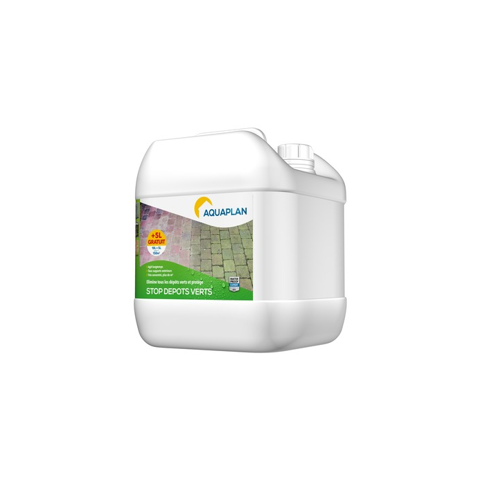 ANTI-MOUSSE STOP DEPOTS VERTS AQUAPLAN 10+5L GRATUITS 