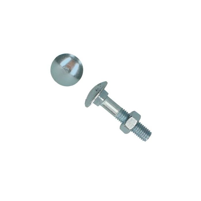 BOULONS A BOIS M10 4.8 DIN 603/555 M10 ZINGUE 