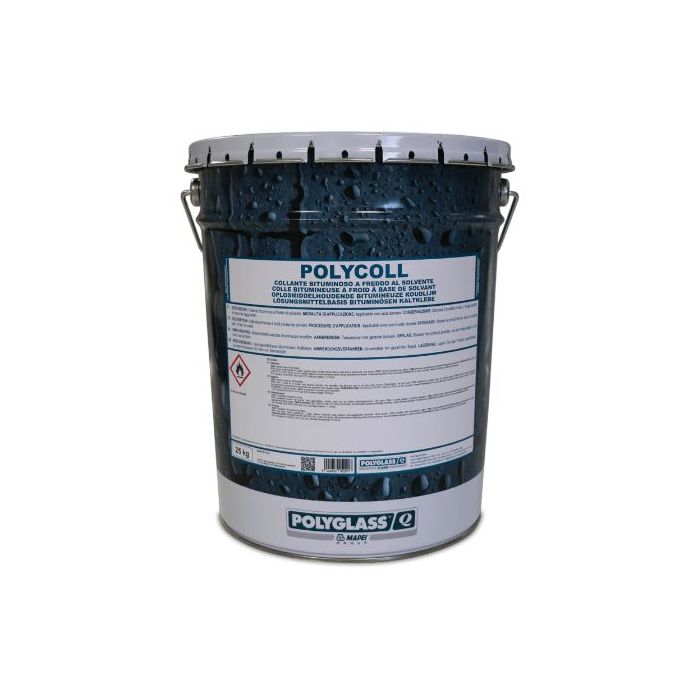 COLLE A FROID BITUME POLYCOLL POLYGLASS MAPEI 25KG