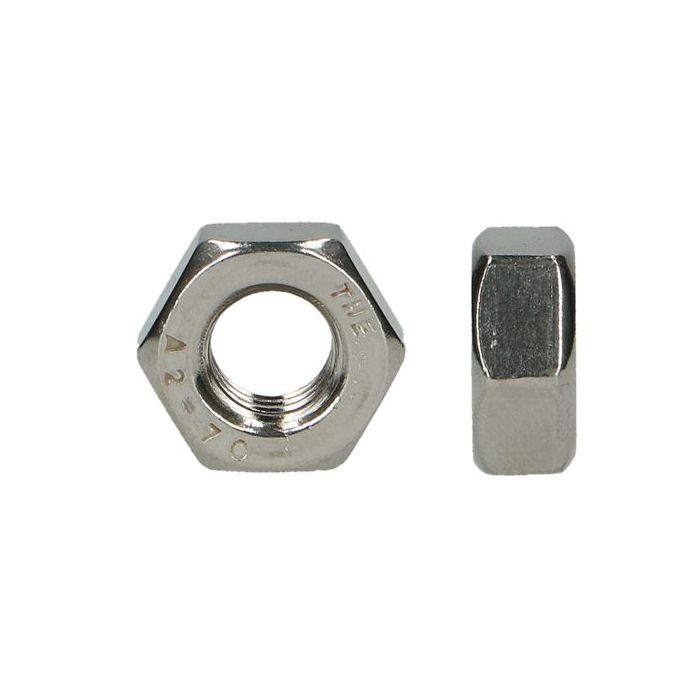 ECROUS HEX DIN 934 INOX A2 (100PCS/BTE)