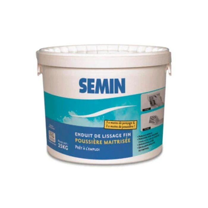 ENDUIT LISSAGE POUSSIERE MAITRISEE 25KG