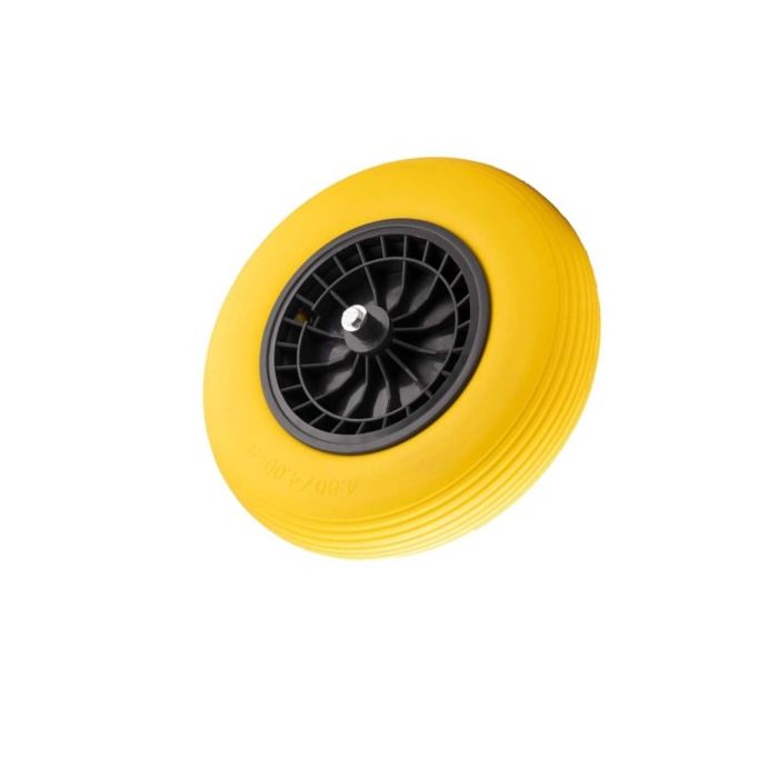 ROUE DE BROUETTE INCREVABLE PU ORANGE