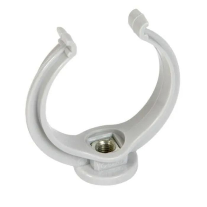 COLLIER OUVERT PVC GRIS CLAIR