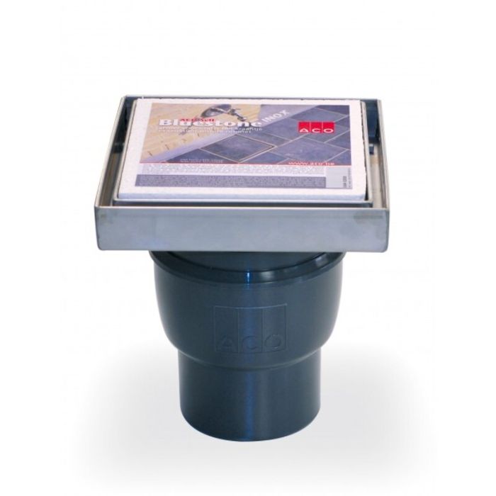 SIPHON DE SOL ACO SELF BLUESTONE 20X20 SORTIE VERTICALE