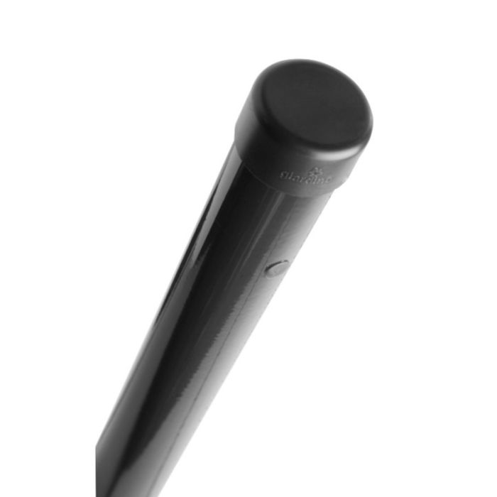 POTEAU ROND SANS GUIDE-FILS, 48MM X 1.5MM RAL 9005 NOIR