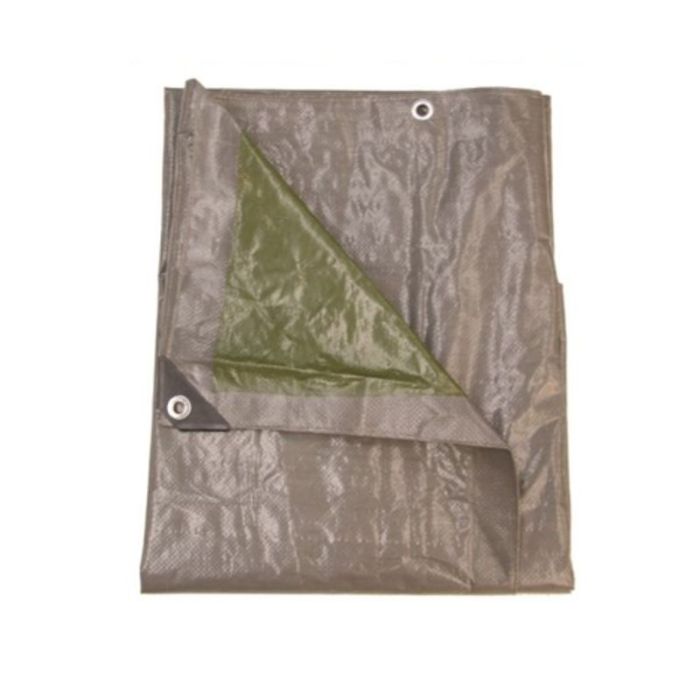 BACHE 140GR GRIS/VERT 