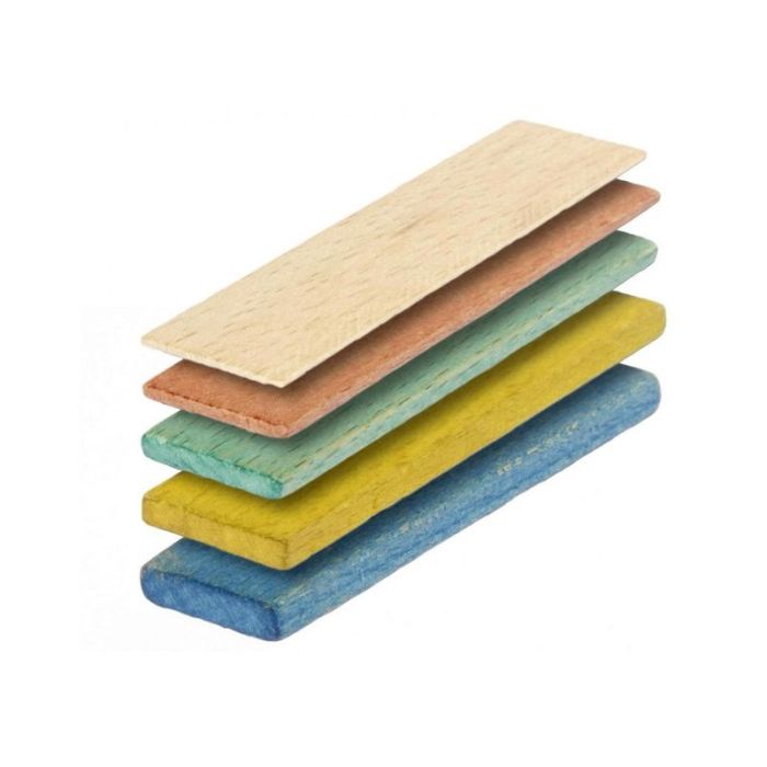 CALES EN BOIS DE COULEUR