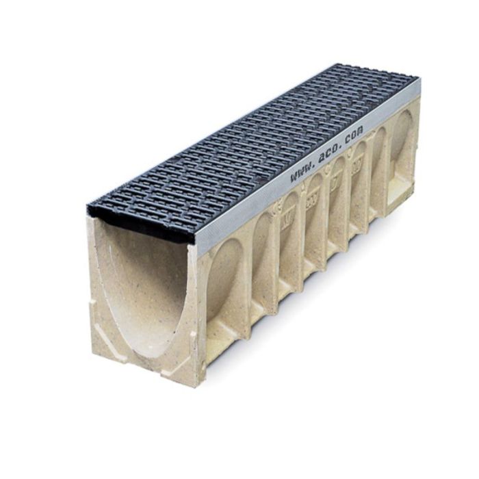 CANIVEAU ACO MULTIDRAIN MD200 GRILLE FONTE 