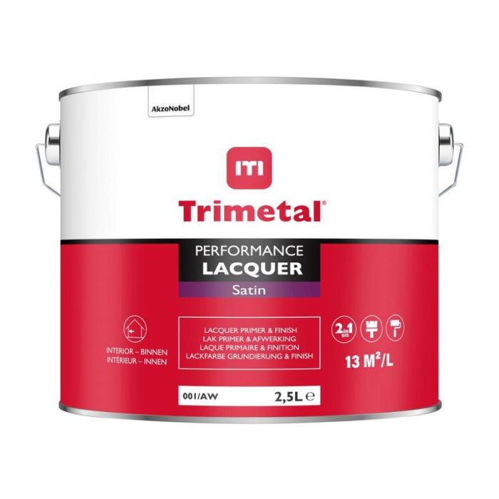 LAQUE PRIMAIRE ET FINITION TRIMETAL PERFORMANCE 2.5L