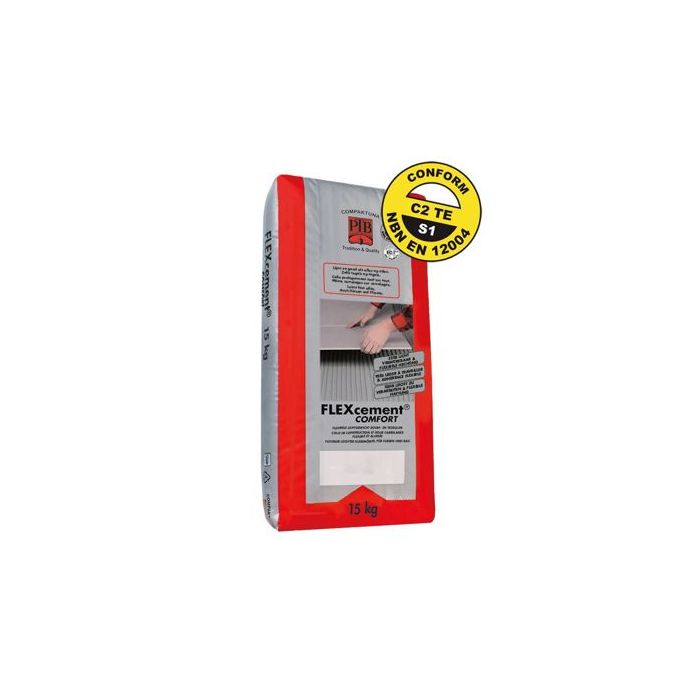 MORTIER-COLLE PTB FLEXCEMENT CONFORT GRIS 15KG