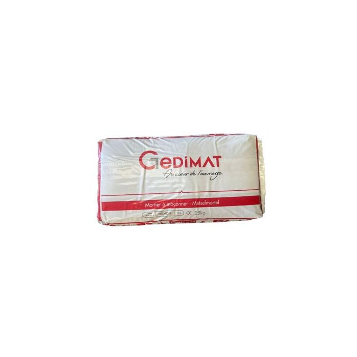 MORTIER DE MACONNERIE M5 GEDIMAX 25KG 