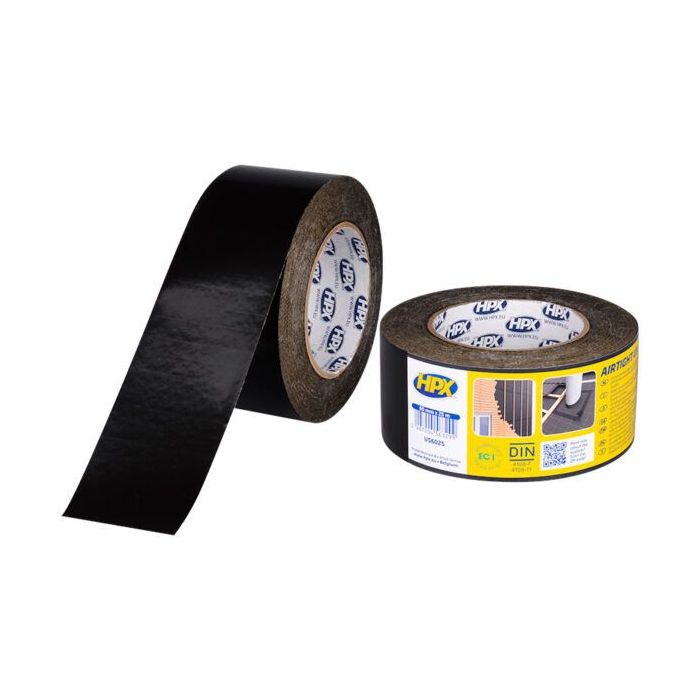 RUBAN EN PE RESIST AUX UV NOIR 25M