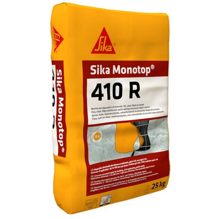 SIKA MONOTOP 410R REPARATION A FAIBLE RETRAIT 25KG