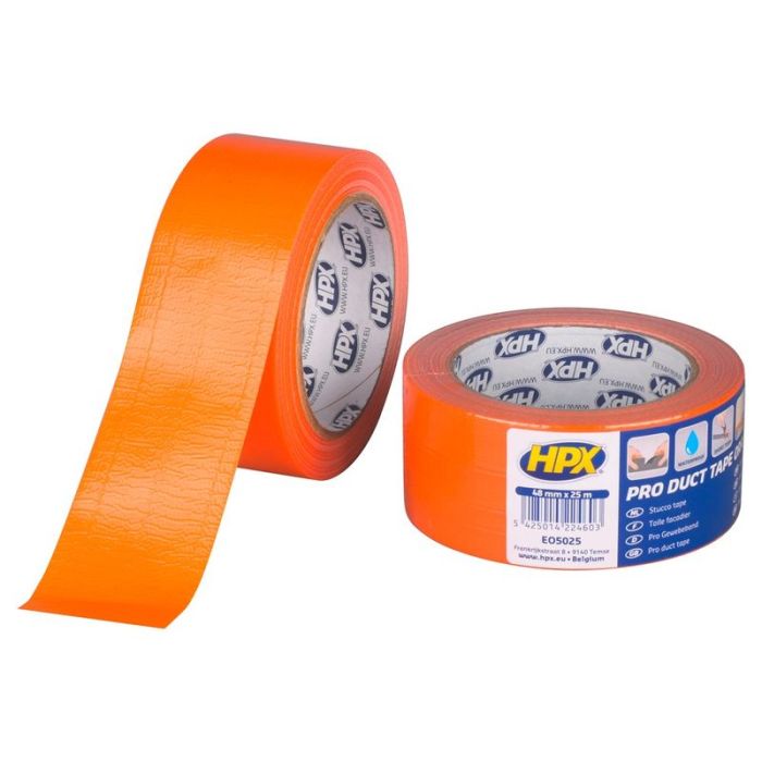 TOILE LAMINEE ADHESIVE ORANGE 