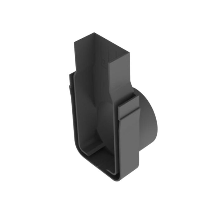 PLAQUE D'ABOUT POUR CANIVEAU ACO SLIMLINE AVEC SORTIE DIAM.50MM