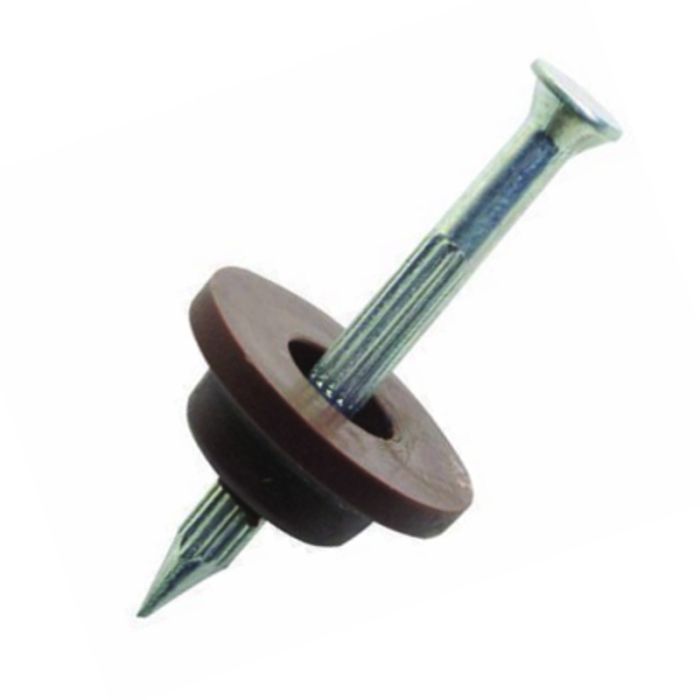 BOUTON D'ATTACHE + CLOU DORKEN DELTA KN BRUN (100PC)