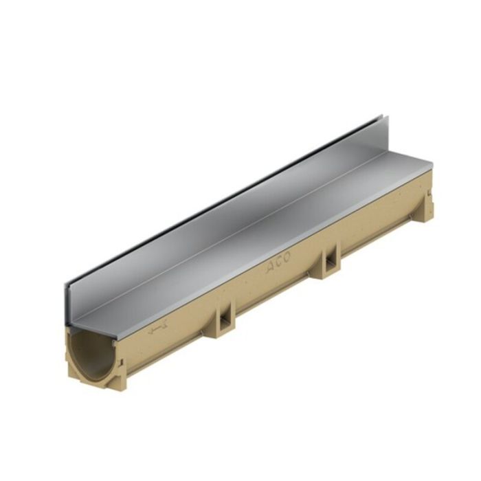 CANIVEAU ACO EUROLINE 100 DISCRET 65 INOX 