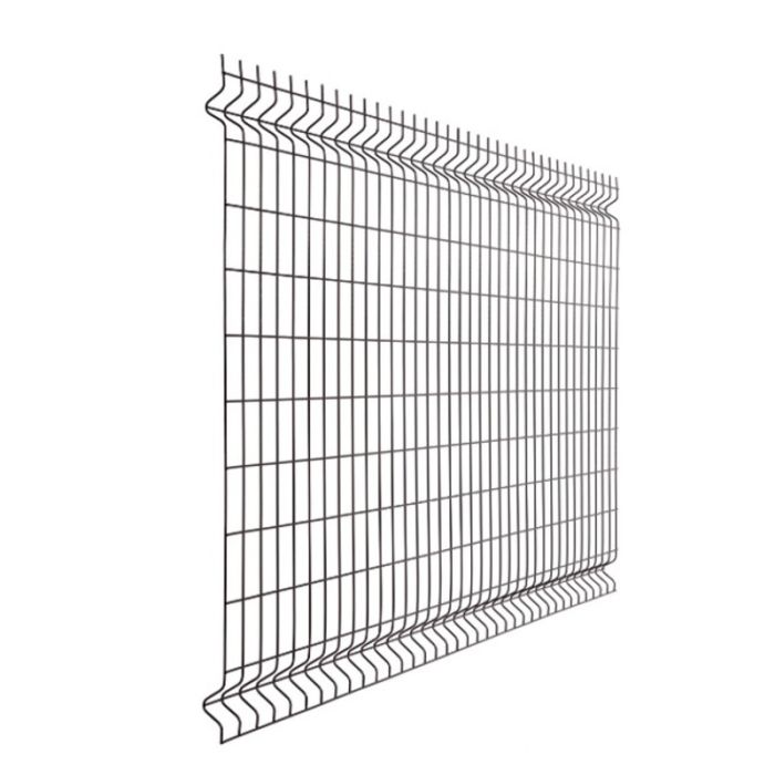 PANNEAU DE CLOTURE RIGIDE METALLIQUE NOIR 