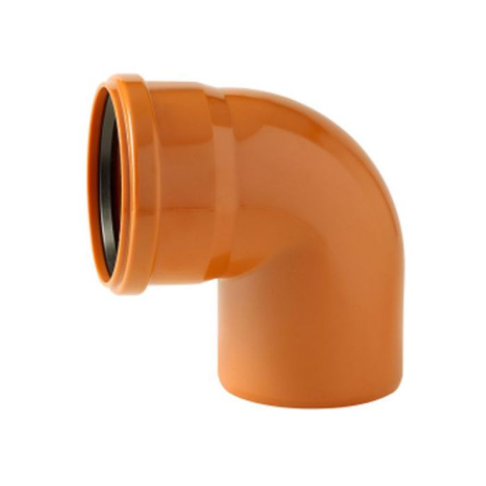 COUDE EGOUT 90° ROUGE BRIQUE