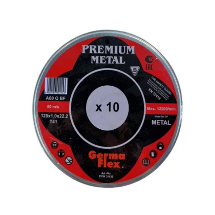 DISQUE TRONCONAGE INOX 125X1.0X22 (10PCS)