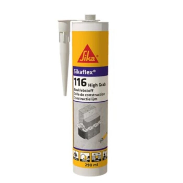 MASTIC-COLLE SIKAFLEX-116 HIGH GRAB BLANC 290ML