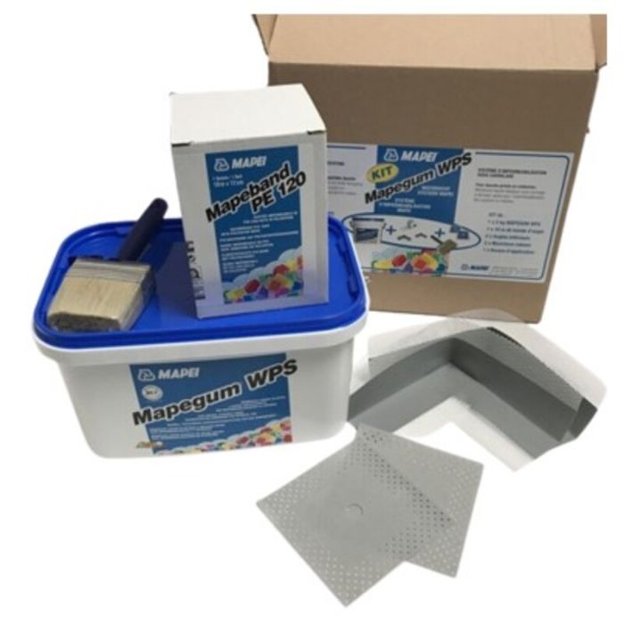 SYSTEME D'ETANCHEITE SOUS CARRELAGE MAPEGUM WPS KIT
