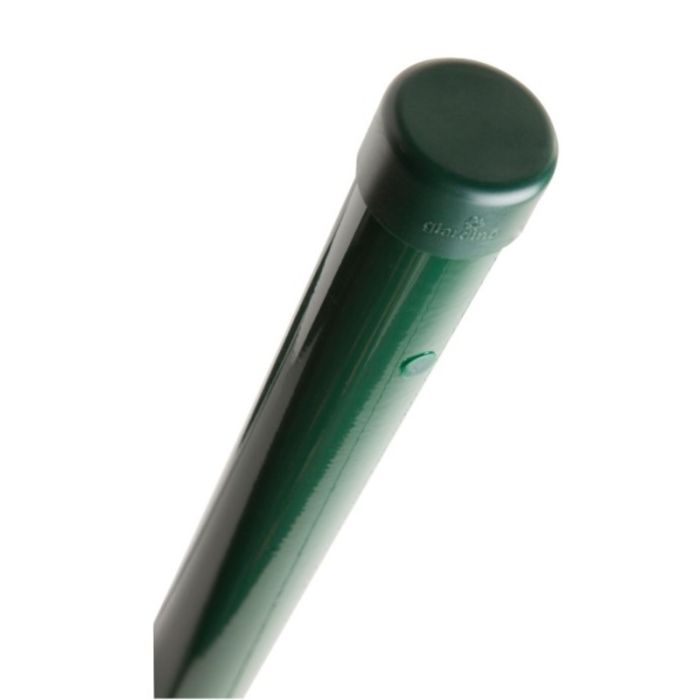 POTEAU ROND SANS GUIDE-FILS, 48MM X 2.0MM RAL 9005 VERT