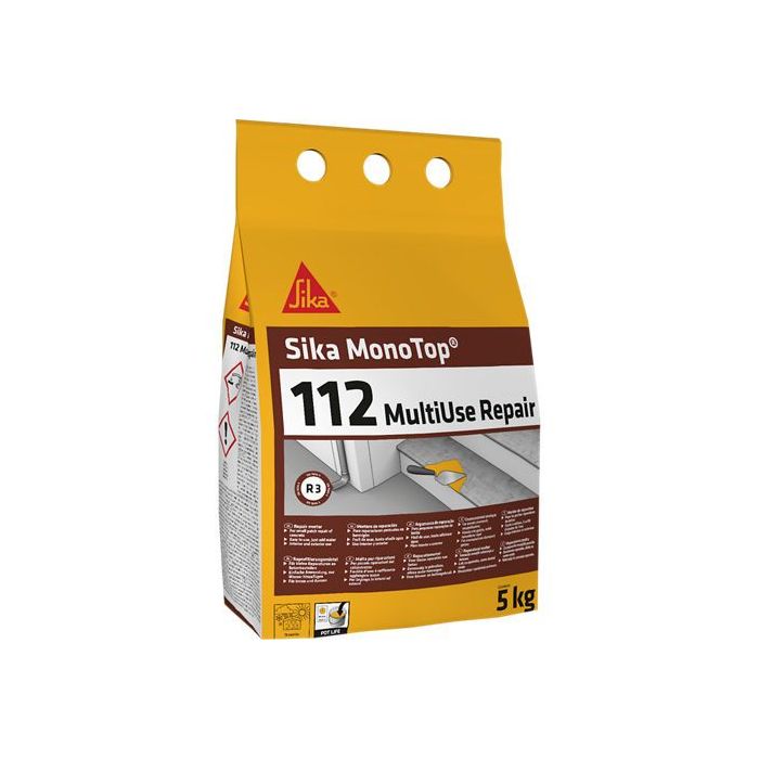 SIKA MONOTOP 112 REPARATION ET REPROFILAGE BETON 5KG 