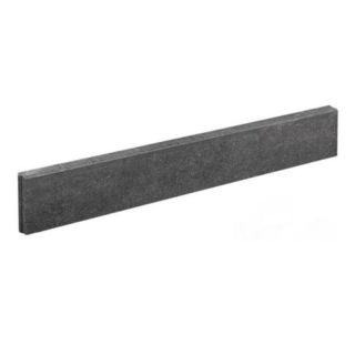 BORDURE A MORTAISE 100x6 NOIR DIFFERENTES HAUTEURS