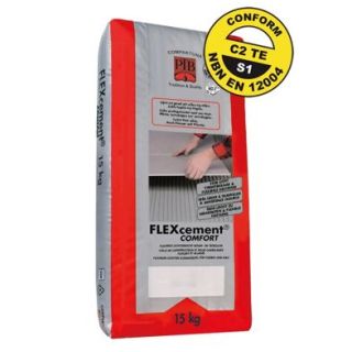 MORTIER-COLLE PTB FLEXCEMENT CONFORT GRIS 15KG