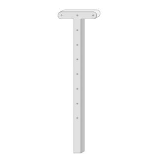 PIQUET TE A LINGE BETON 2.40M